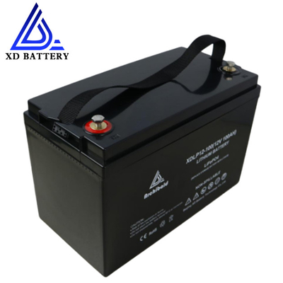 Motorhomesのリチウム イオン キャラバン電池のための12v Lifepo4電池100AHのリチウム電池