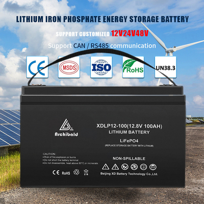 100ah 120ah Rvのキャンピングカー12v Lifepo4電池の積み過ぎの保護
